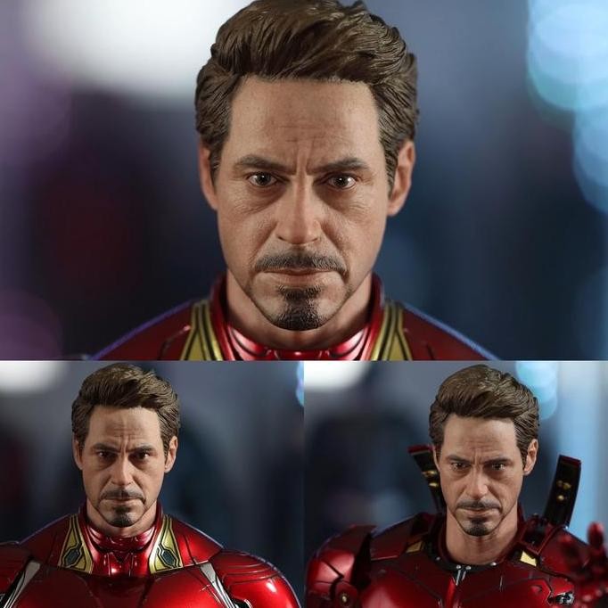 Maxnut Studio Kepala Head Sculpt Tony Stark Avengers Infinoty War