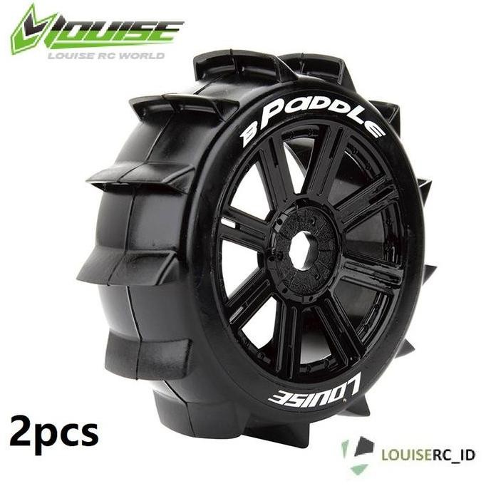 Spesial Louise B-Paddle 1/8 Buggy Tire Ban Rc X-Ray Hobao Hyper Vs Hsp Traxxas