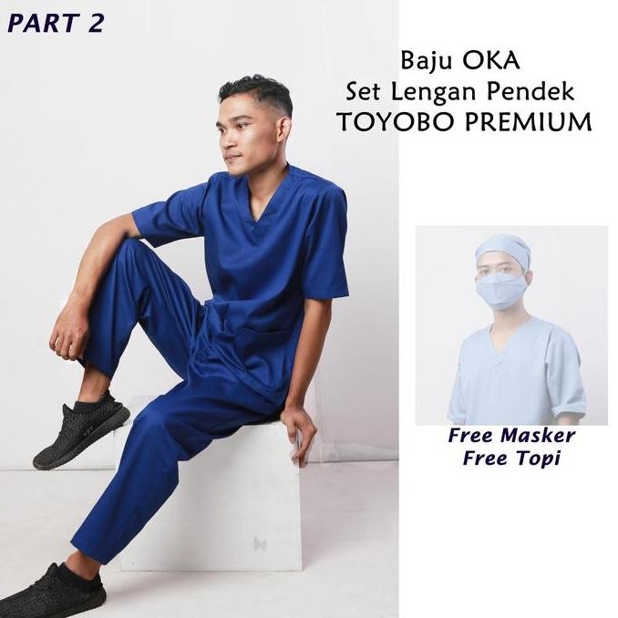 Baju Oka Lengan Pendek Toyobo New Stok