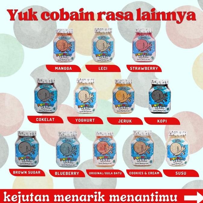 

Popping Boba Rasa Brown Sugar 500 gram | Topping Minuman