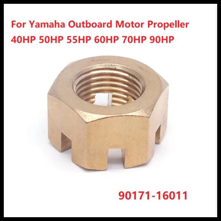 NUT PROPELLER 40PK 90171-16011 SPAREPART MESIN TEMPEL OUTBOARD