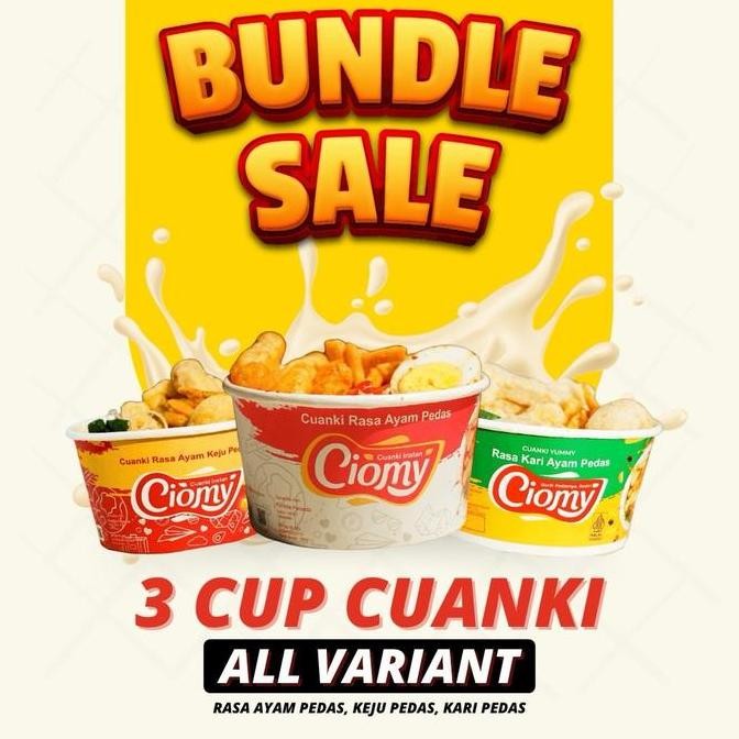 

CIOMY - Paket Bundling 3 Cuanki Cheese Soto Kari dan Chicken Spicy