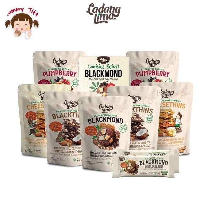 

Ladang Lima Blackthins Cookies 100gr