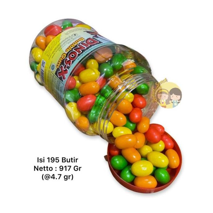 

Permen Karet Dinos-X 917 Gr Rasa Buah by Jadoel_Snack