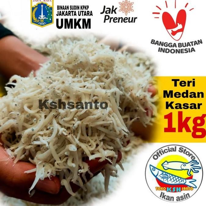 

ikan asin teri nasi kasar 1kg