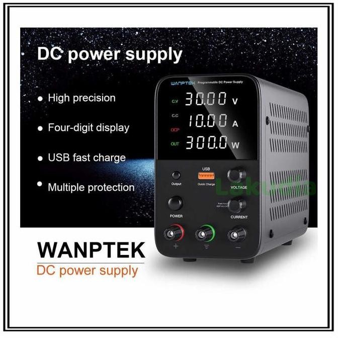 Ready Stock Wanptek Adjustable Dc Power Supply 30V 10A