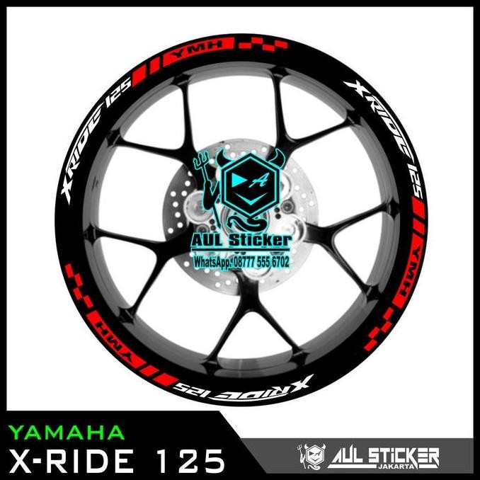 Promo sticker velg Yamaha X-RIDE custom COD