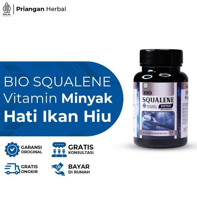 

Terlaris Bio Squalene Softgel Omega 3 Vitamin Minyak Hati Ikan Hiu Fish Oil Untuk Anak Dan Dewasa