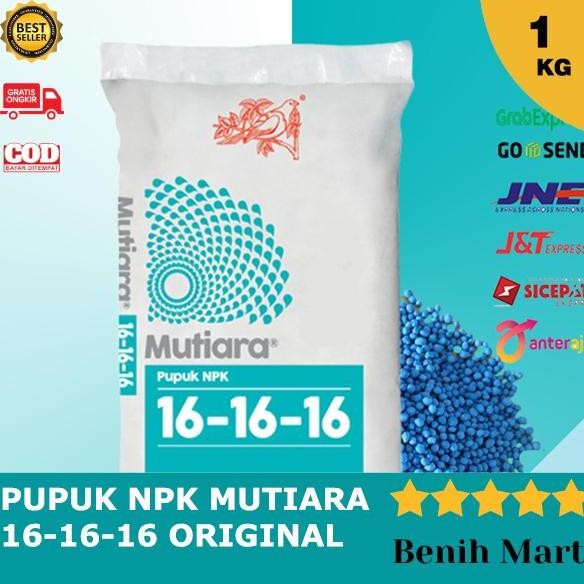 

Terlaris Pupuk Npk 16 16 16 Mutiara Original Pabrik 1 Kg