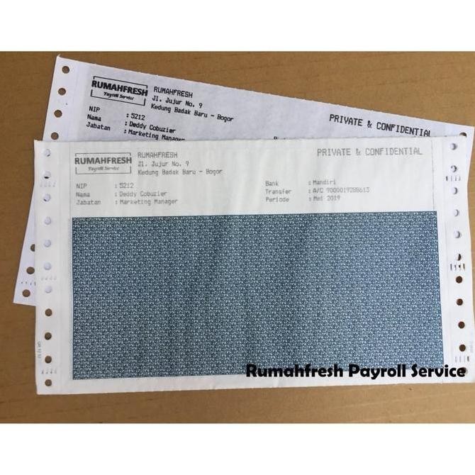 

Kertas Slip Gaji Carbonize + Free Payroll Software