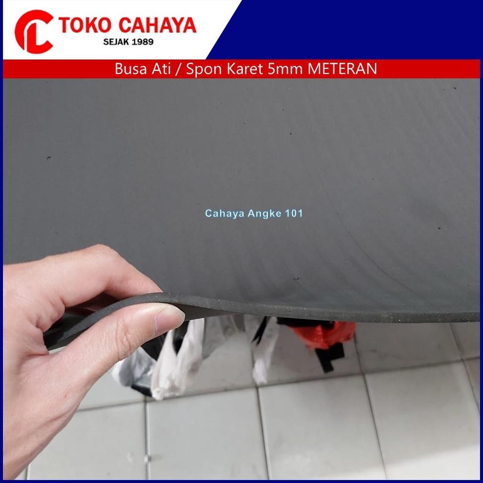 PJ Busa Ati Eva Spon Ati 5mm Meteran Hitam Putih