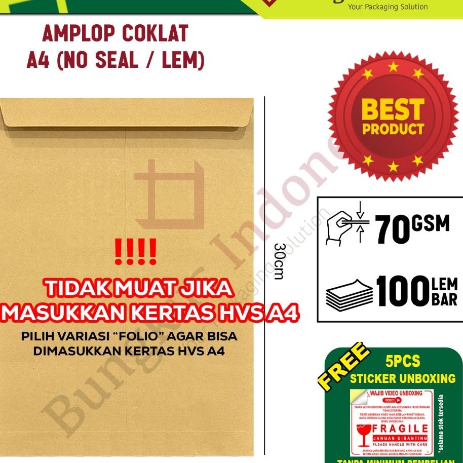 

Amplop Colat A4 Zibiz Amplop Uuran A4