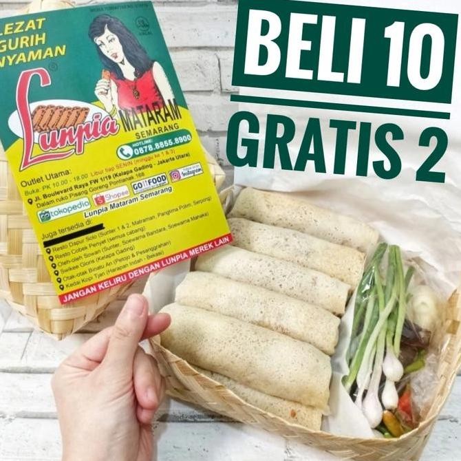 

Lunpia Basah PO 10 pcs - Lunpia Mataram Semarang Lumpia