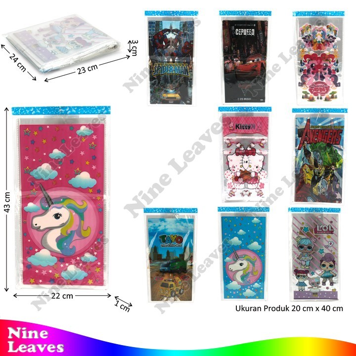 

Mainan Anak Kantong Plastik Ulang Tahun M 20x40 cm 10 Pcs