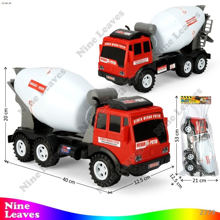 Mainan Anak Truk Molen Tronton Friction Heavy Truck