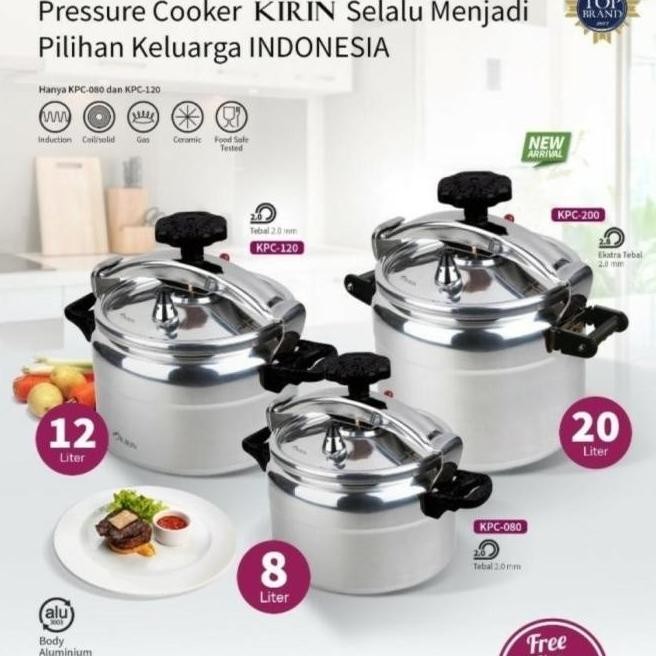 Miliki Panci Presto Kirin Kpc 120 / Kpc120 12 Liter