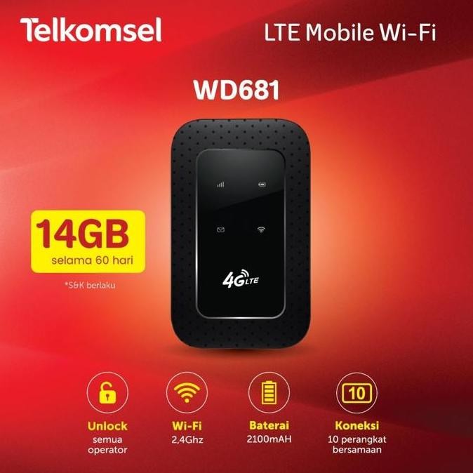 READY Modem Wifi 4G All Operator JIO JMR591 Free Telkomsel 14GB Unlock