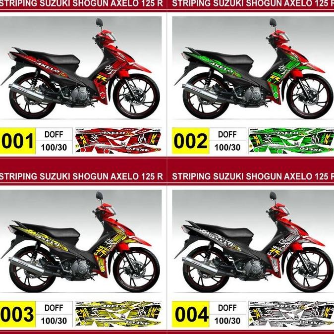 HRG DISKON Bisa COD Stiker Striping Decal Suzuki Shogun Axelo 125 R Variasi AR