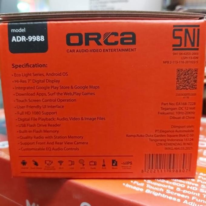 Head Unit Orca Android 7 Inch Promo