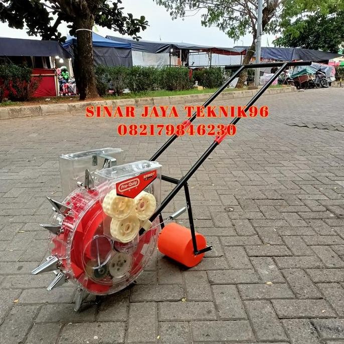 Alat Taman Jagung Biji-Bijian 2Fungsi Pupuk Dan Tanam Pro-Quip Usa Hits