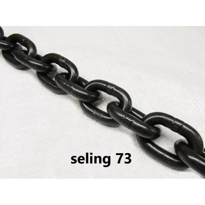 Rantai Baja G80 10Mm / Chain Block 10Mm / Rantai Baja Hitam 10Mm Murah