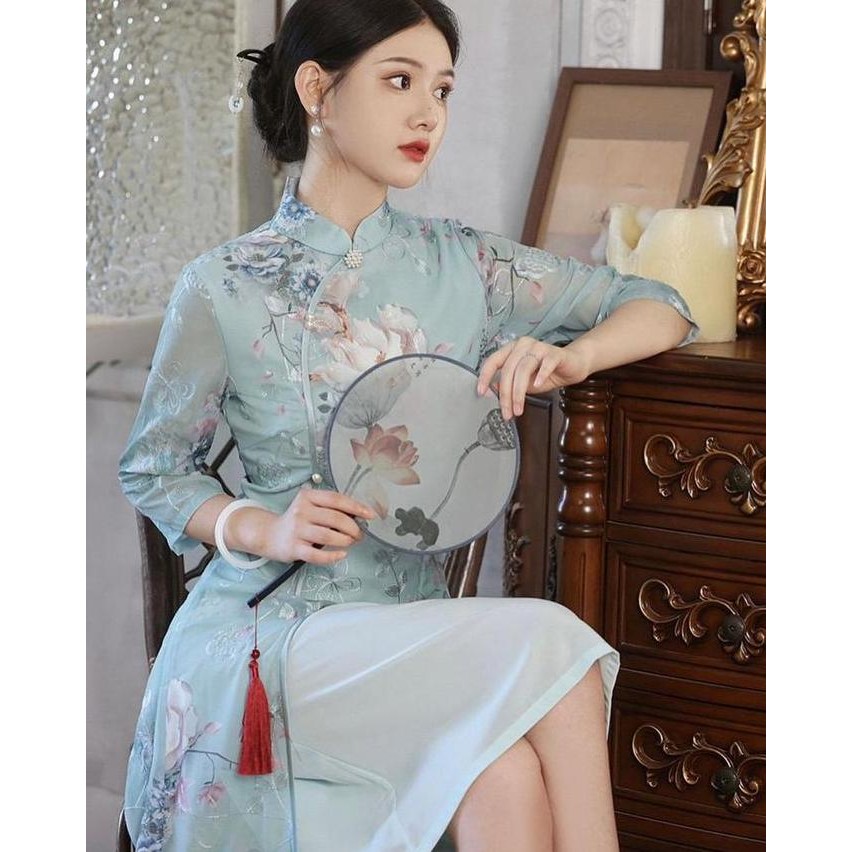 || MONICA / cheongsam wanita/cheongsam dress imlek/cheongsam premium import ||~~~