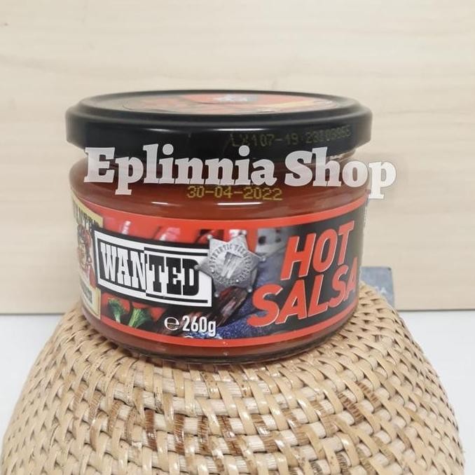 

Wanted Hot Salsa 260 Gr - Saus Tomat Pedas Stok Terbatas