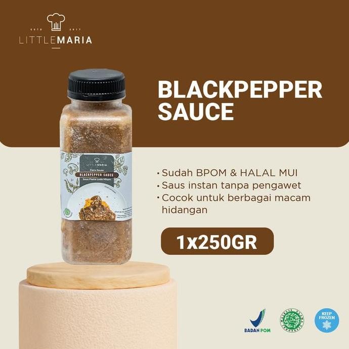 

littlemaria blackpepper sauce/saus lada hitam 250g terlaris