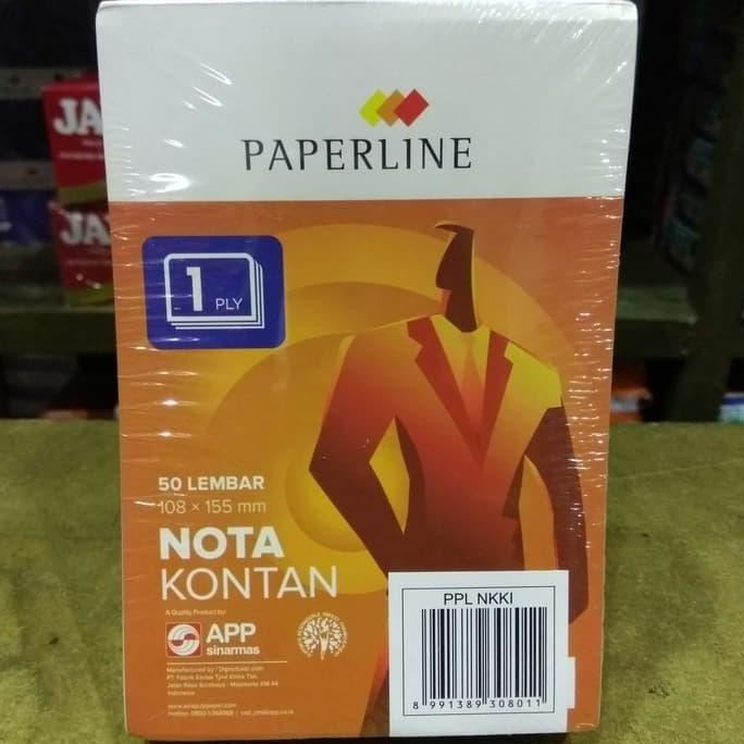 

produk baru!! nota kontan kecil 1ply rangkap paperline (1 pack isi 10 buku)