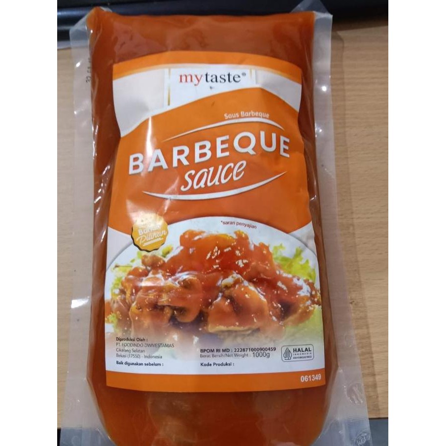 

PROMO MY TASTE BARBEQUE SAUCE 1 KG / SAUS BARBEKIU / BBQ