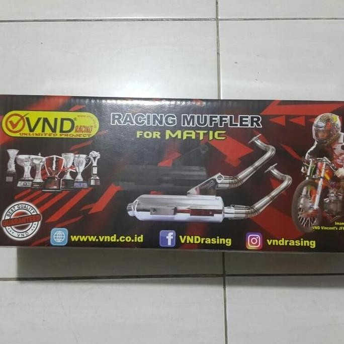 KNALPOT STANDAR RACING MEREK VND HONDA BEAT PREMIUM