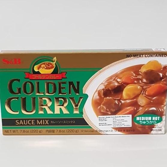 

Ready S&B GOLDEN CURRY MEDIUM HOT 220 GR