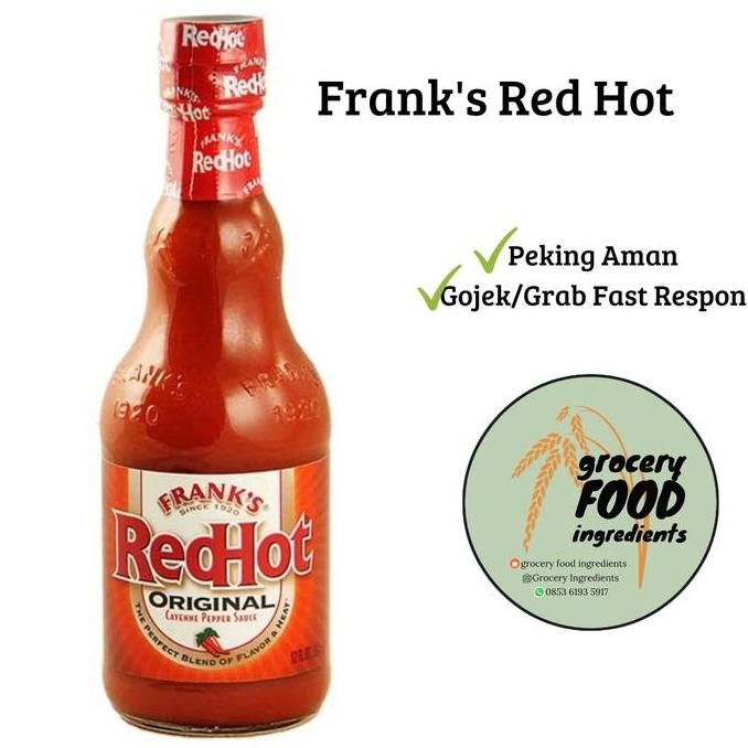 

PROMO FRANK'S RED HOT WING PEPPER SAUCE / SAUCE HOT PEPPER SAUCE AYAM PEDAS