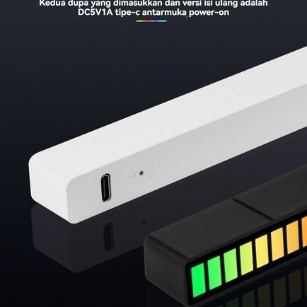 XCT-2328 GF21 LAMPU GAMING RGB LED RGB  Auto Berubah Warna dengan Suara Dekorasi Kamar Gaming RGB Rh