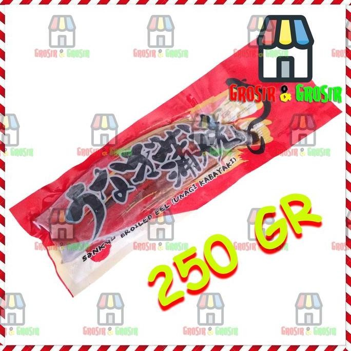

import - premium unagi kabayaki (grade a) / 250 gr terlaris