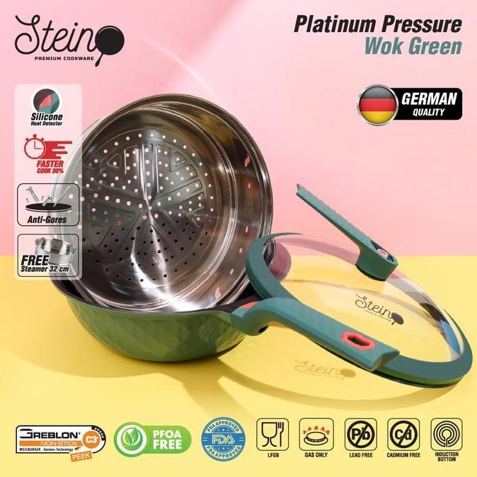 Diskon Stein Wok Platinum Pressure Cooker