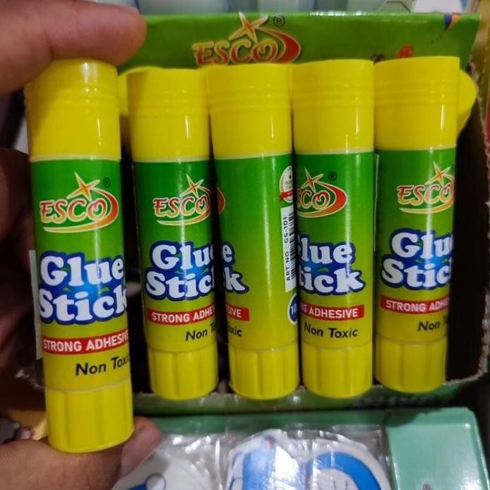 

ready Glue Stick ESCO 10g 1Pack (24 pcs) - 100% Original Quality - Plastik
