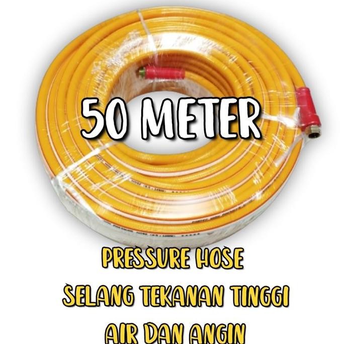 Pressure Hose Selang Angin Kompresor Air Steam Doorsmeer Stim 50 meter