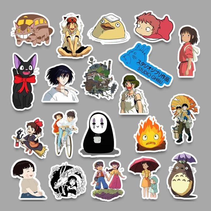 

ready STICKER PACK - STUDIO GHIBLI | STICKER KOPER STICKER TUMBLER STICKER LAPTOP HELM HANDPHONE