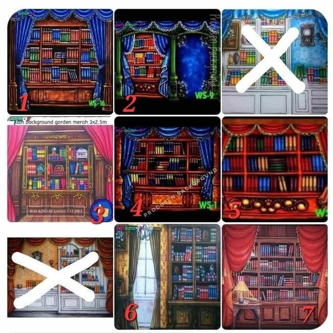 Perlengkapan Studio (Si) Ws16 Background Foto Studio Wisuda New Stok