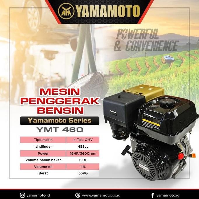 TERMURAH - Mesin engine gansoline yamamoto GX 460 20 Hp