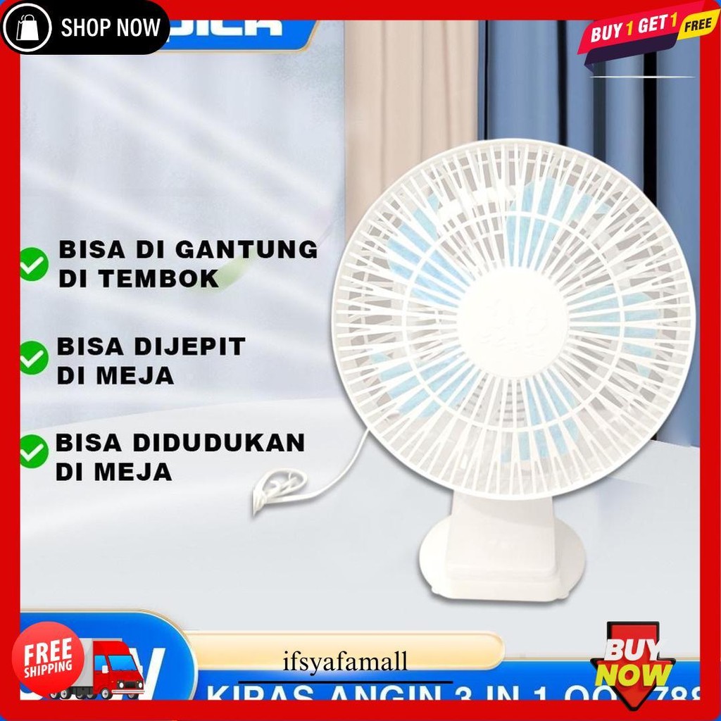 Kipas Angin Dinding Kipas Angin Jepit Kipas Angin Berdiri Kipas Angin Meja Qq1788 Bisa Cod