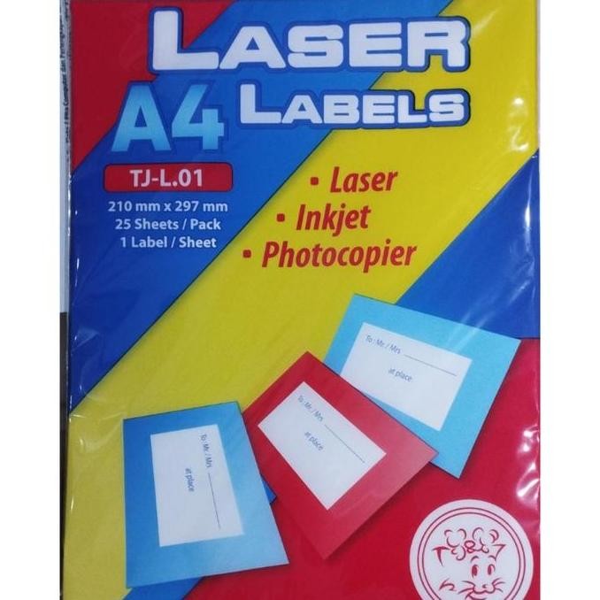 

ready Sticker/Label tom & jerry ukuran a4