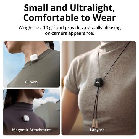 Ready Dji Mic Mini Clip-On Transmitter With Built-In Microphone -Dji Mic Mini Transmitter