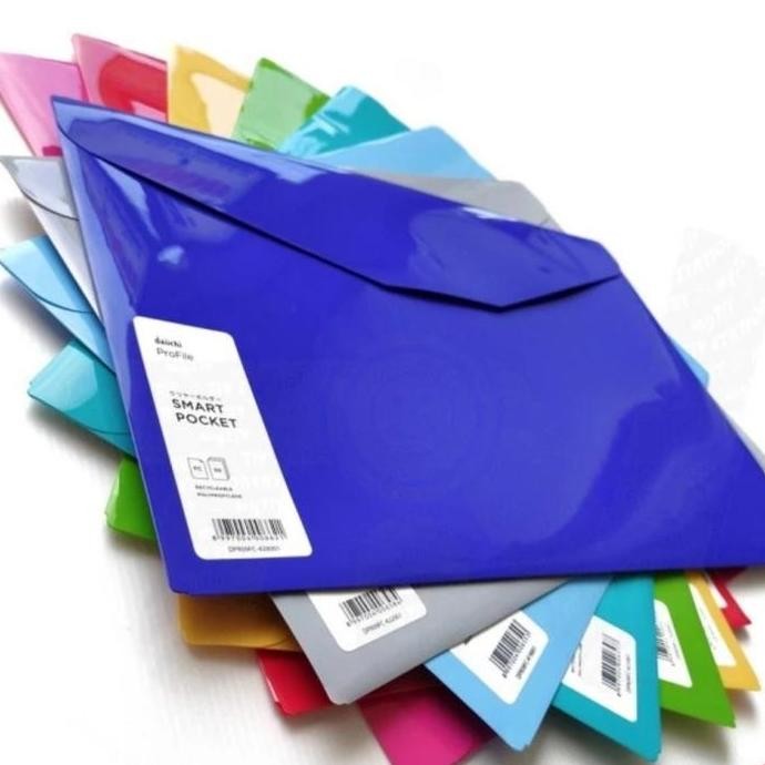 

BEBAS ONGKIR - Smart Pocket Daiichi F4 Folio Sepak (12pcs) Map Plastik Folio