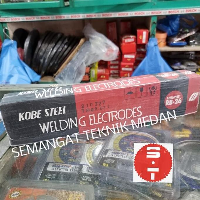 TERMURAH - RB-26 3.2mm KAWAT LAS LISTRIK WELDING ELECTRODES KOBE 3,2 mm RB 3,2mm