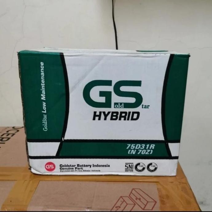 TERMURAH - Aki Kijang / GS Hybrid N70Z Goldstar 12V 80Ah / Aki L300 Phanter dll