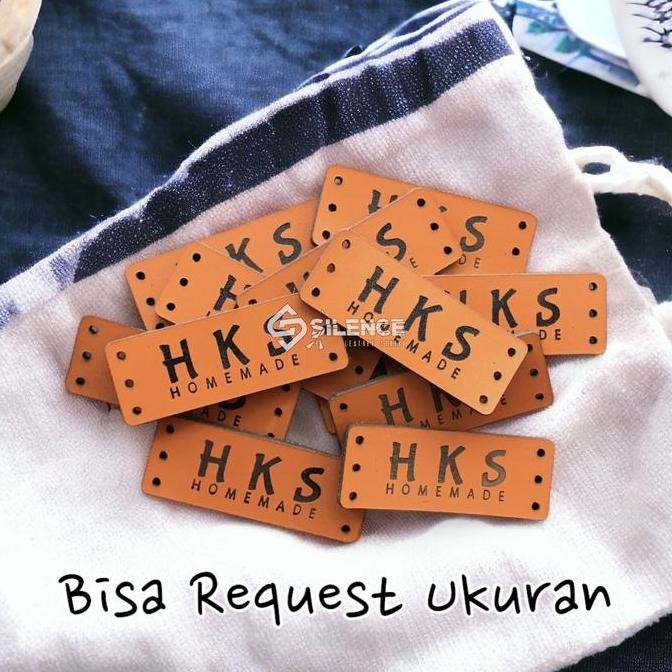 

ready CUSTOM LABEL KULIT - LABEL MERK KULIT- BRAND MERK KULIT