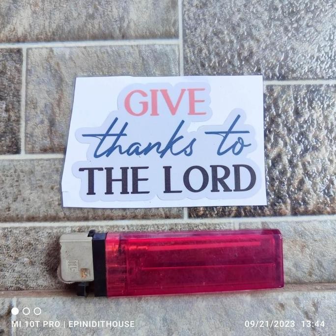 

ready Stiker Kristen Katolik Faith Jesus Lord Doa Ayat Suci Motivasi Hidup