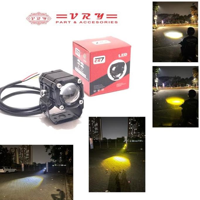 Promo Lampu Tembak Laser Cr7 Kuning Putih CS1045 COD